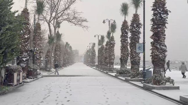 Silivri’de her yer bembeyaz