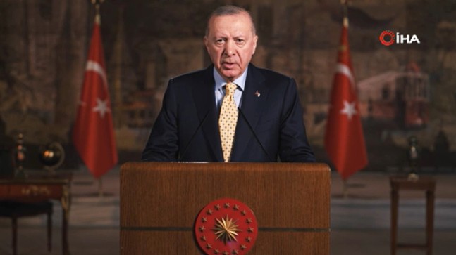 Cumhurbaşkanı Erdoğan: “Dev projelerimizle küresel ticaret hatlarını tahkim ettik”