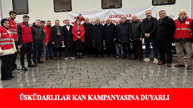 Üsküdar Meydanı’nda kan kampanyası