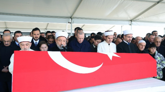 Cumhurbaşkanı Erdoğan Dündar Ziya Gültekin’i son yolculuğuna uğurladı