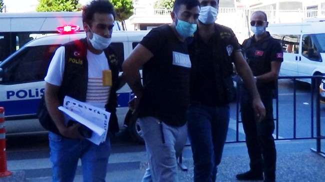 Trafik magandası tutuklandı