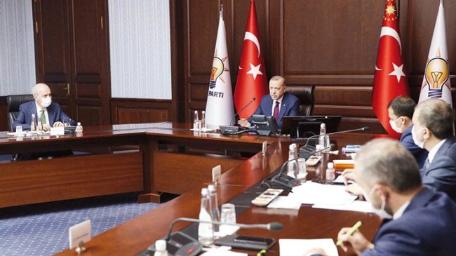 AK Parti MYK, bildiri gündemiyle Erdoğan Başkanlığında toplanıyor