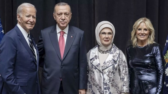 Buluştular: “O Biden, ben Erdoğan!”