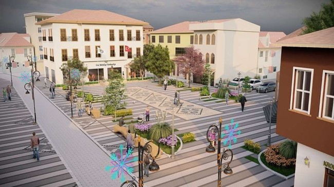 Şile Belediye Meydanı yenileniyor