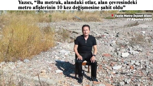 Tuzla Belediye Başkanı Şadi Yazıcı, İmamoğlu’nun metro algısını boşa çıkardı