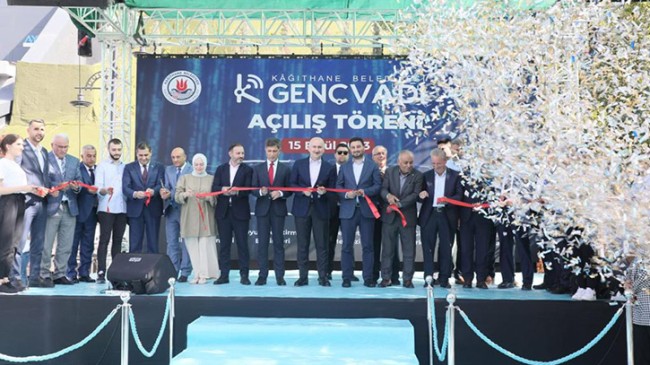 Kağıthane’de ‘Genç Vadi’ açıldı