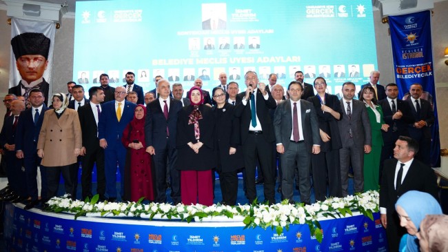 Ümraniye Belediyesi yeni dönem meclis üyesi adayları tanıtıldı