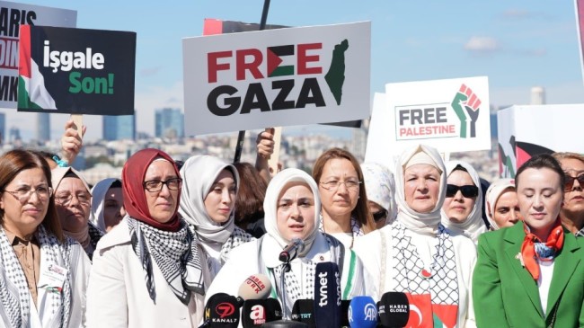 AK Parti Kadın Kolları’ndan 81 ilde “Gazze İçin Sessiz Çığlık”   
