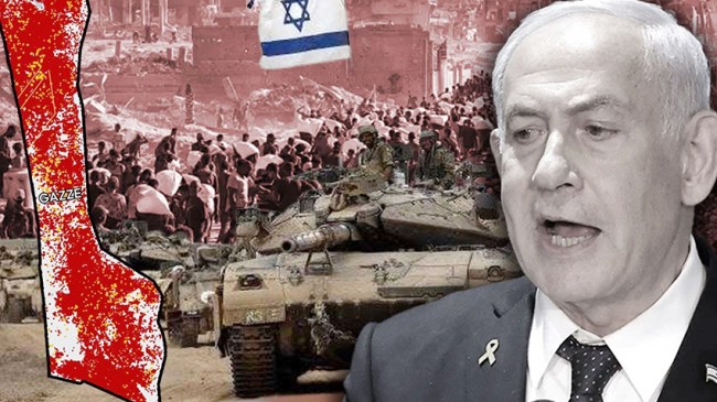 Katil İsrail Gazze’yi vuruyor