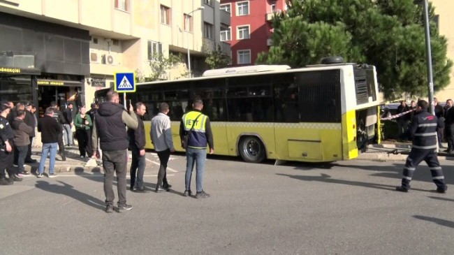 İETT otobüsü börekçiye daldı