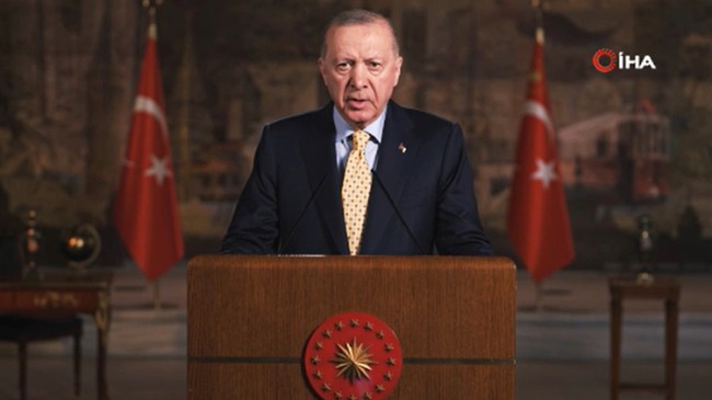 Cumhurbaşkanı Erdoğan: “Dev projelerimizle küresel ticaret hatlarını tahkim ettik”