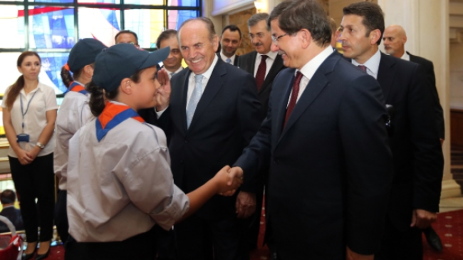 Başbakan Ahmet Davutoğlu İBB’de