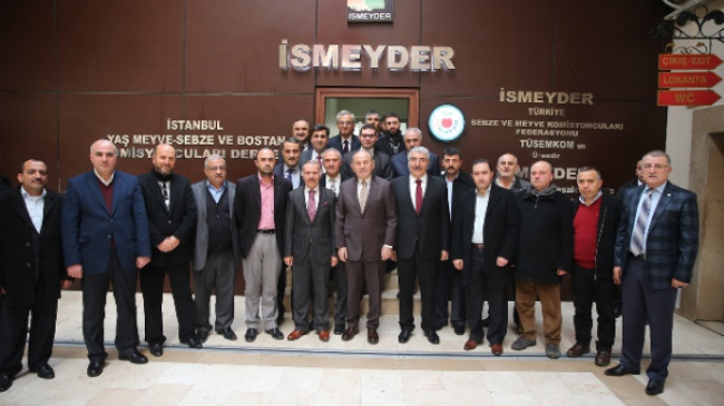 Başkan Kadir Topbaş’tan İstanbul Hali’ne ziyaret