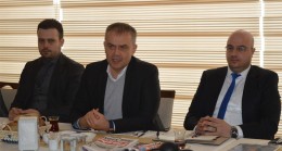 Ahmet Poyraz yerel gazetecileri ağırladı