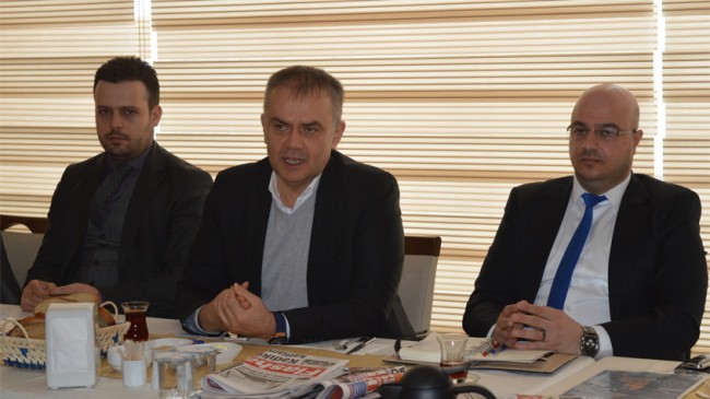 Ahmet Poyraz yerel gazetecileri ağırladı