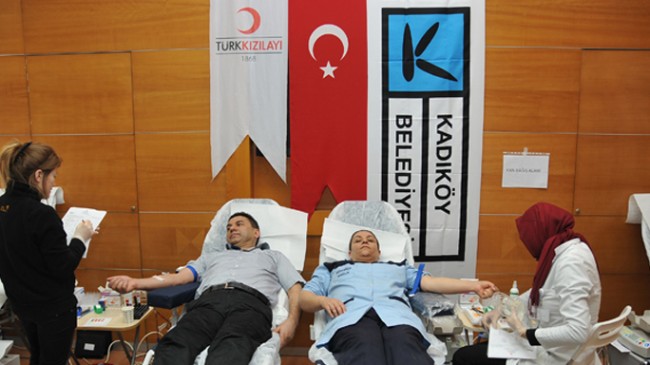 Kadıköy Belediyesi’nde kan kampanyası