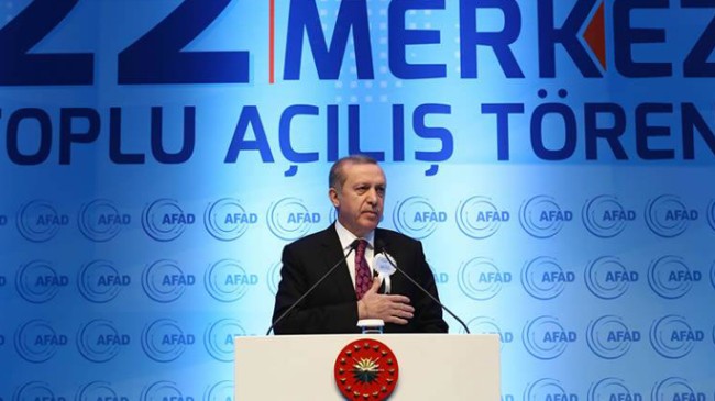 Cumhurbaşkanı Erdoğan AFAD’ın açılışında