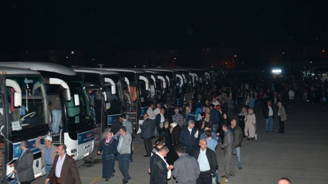 Ümraniyeliler 150 otobüsle Çanakkale’de