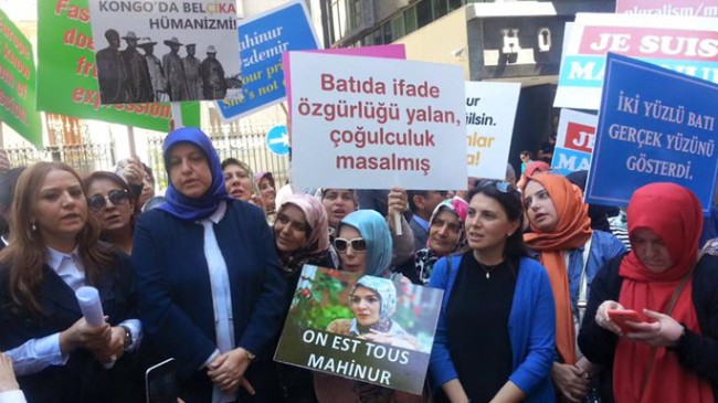 Mahinur Özdemir’e İstanbullu kadınlardan destek