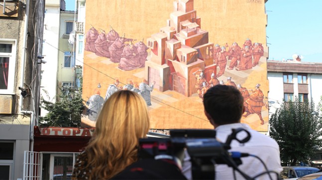 Kadıköy’ün duvarlarına boyama festivali