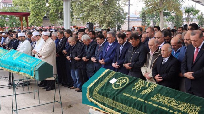Cumhurbaşkanı Erdoğan Aziz Gülbaran’ın cenazesinde