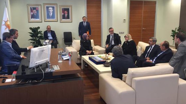 Başbakan Davutoğlu, Başkan Polat’ı dinledi