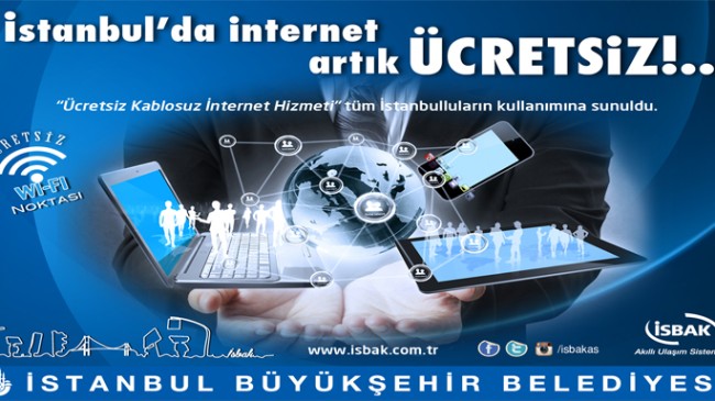 İstanbul ücretsiz interneti sevdi