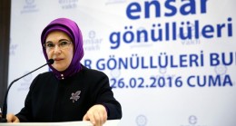 Emine Erdoğan ‘Ensar Gönüllüleri’ ile buluştu