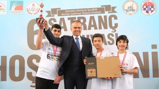 Çekmeköy’ün satranç şampiyonları
