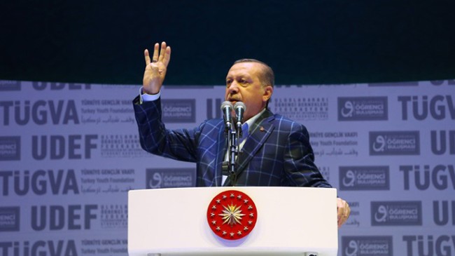 Cumhurbaşkanı Erdoğan, “Haddini bil, haddini”
