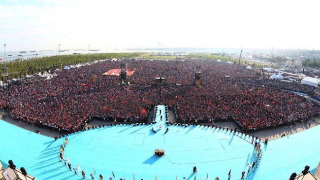 İstanbul’un Fethi’ne 2 milyon katılım