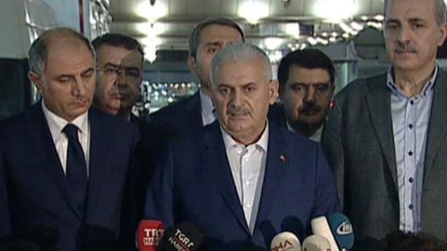 Başbakan Yıldırım, Atatürk Havaalanında incelemelerde bulundu