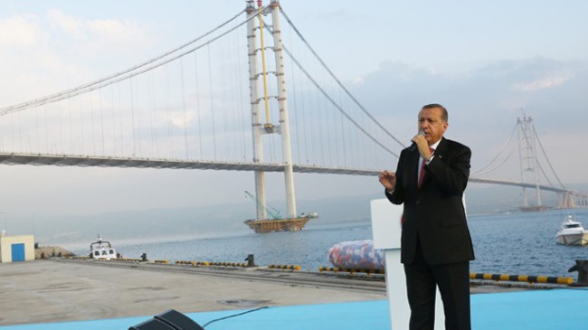 Osmangazi Köprüsü Cumhurbaşkanı Erdoğan tarafından açıldı