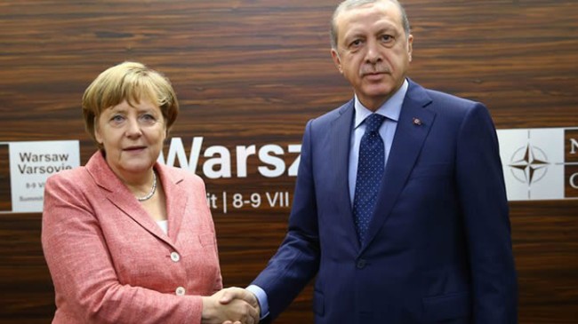 Cumhurbaşkanı Erdoğan, Cameron ve Merkel’le görüştü