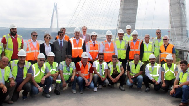 Yavuz Sultan Selim Köprüsü açılmayı bekliyor