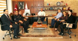 Türkiye Beyaz Ay Derneği Başkan Hasan Can’ı ziyaret etti