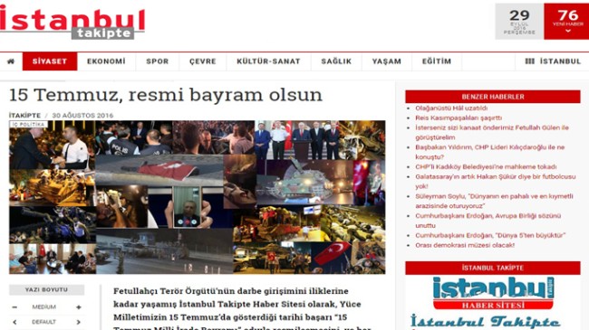 İstanbul Takipte’nin haberi ses getirdi