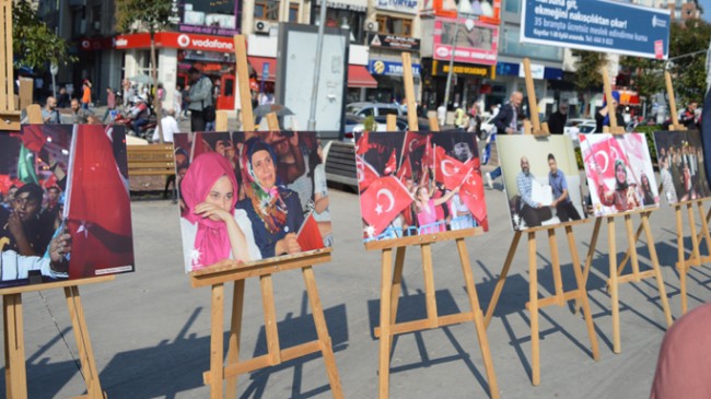 AK Parti Ümraniye’den ’15 Temmuz Milli İrade’ fotoğraf sergisi