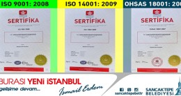Sancaktepe Belediyesi’ne Avrupa’dan 3 farklı yönetim sertifikası