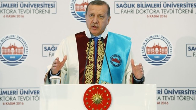 Cumhurbaşkanı Erdoğan, “Terörist gibi davranırsanız, terörist muamelesi görürsünüz”