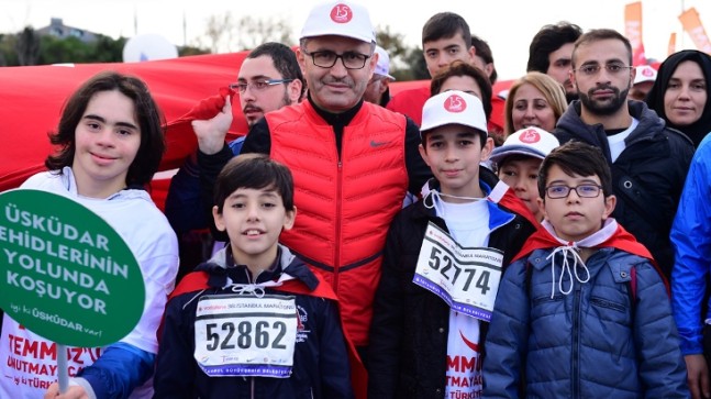 Başkan Türkmen, “Kahramanlar Koşusu”nda şehit yakını ve gazilerle yürüdü