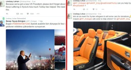 Hollywood starı Lindsay Lohan’dan Trump’a Türkiye çağrısı