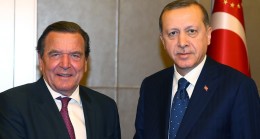 Cumhurbaşkanı Erdoğan, Gerhard Schröder’le görüştü