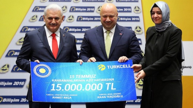 Turkcell’den ’15 Temmuz Dayanışma Kampanyası’na 15 milyon destek
