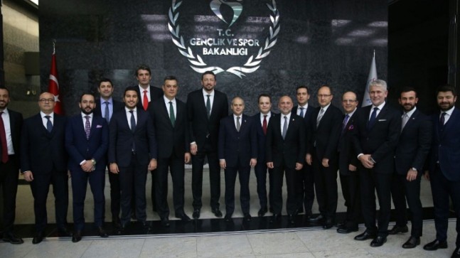 TBF Başkanı Türkoğlu ve heyeti Bakan Kılıç’ı ziyaret etti
