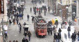 İstanbul’a kar geliyor, yolda
