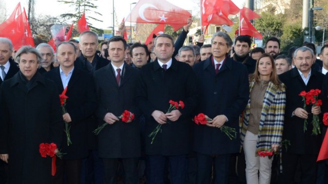 AK Parti İstanbul Teşkilatlarından teröre karşı birlik yürüyüşü