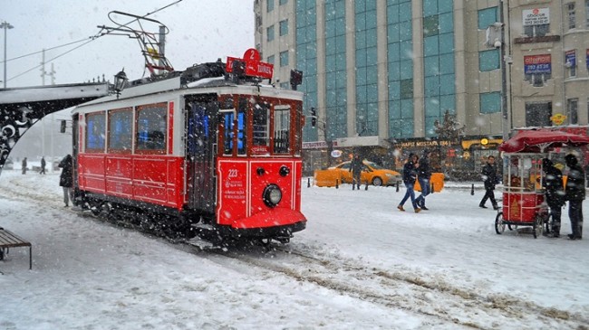 İstanbul’dan kar görüntüleri