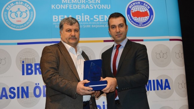 İstanbul basınına İbrahim Keresteci “Basın ödülü”