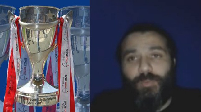 Trabzonlu, Fenerbahçe’nin 2010-2011 şampiyonluk kupası götürüyordu